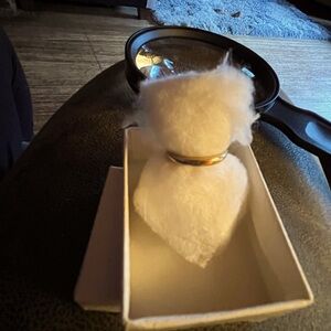 VINTAGE ESTATE 14KT YELLOW GOLD BAND RING Sz 5